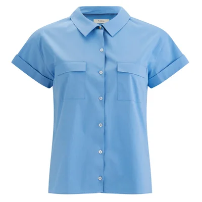 Paul by Paul Smith Women's Short Sleeve Shirt - Pale Blue