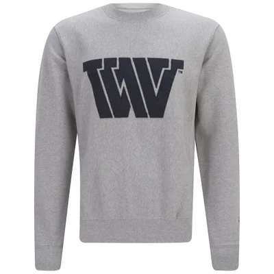 Wood Wood Men's Larry WW Sweatshirt - Grey Melange