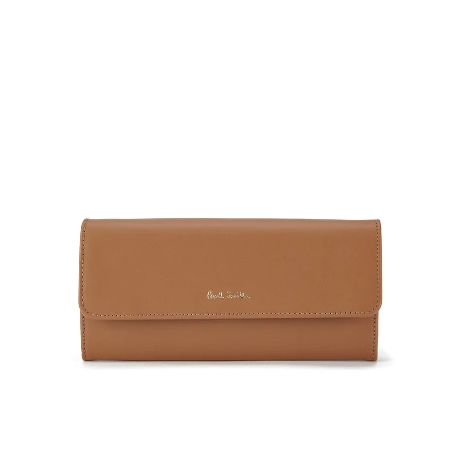 Paul Smith Accessories Trifold Continental Purse - Tan Image 1