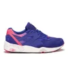 Puma Men's R698 Splatter Trainers - Blue/Teaberry Red - Image 1