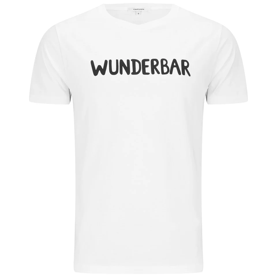 Carven Men's Short Sleeve Wunderbar T-Shirt - White Image 1