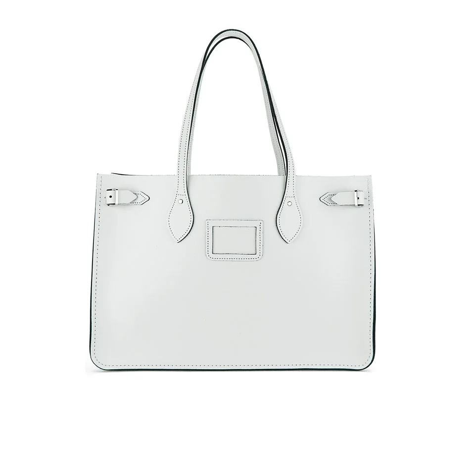 The Cambridge Satchel Company Women's East West Tote Bag - Off White Image 1