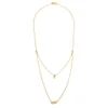 Maria Francesca Pepe Women's Paris and Crystal Necklace - Gold - Image 1