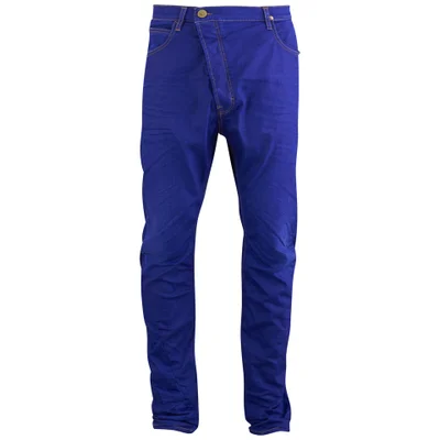 Vivienne Westwood Anglomania Men's Asymmetric Jeans - Blue Denim