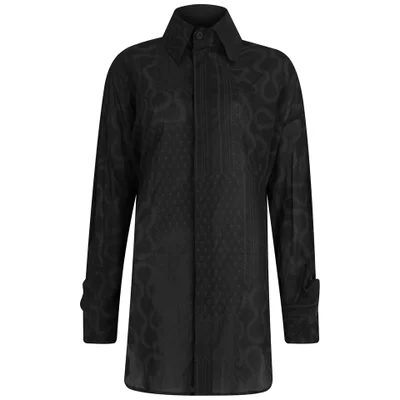 Vivienne Westwood Anglomania Women's Lottie Shirt Dress - Squiggle Print on Black