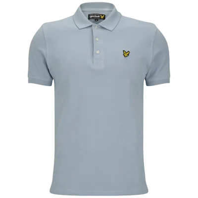 Lyle & Scott Men's Short Sleeve Plain Pique Polo Shirt - Blue