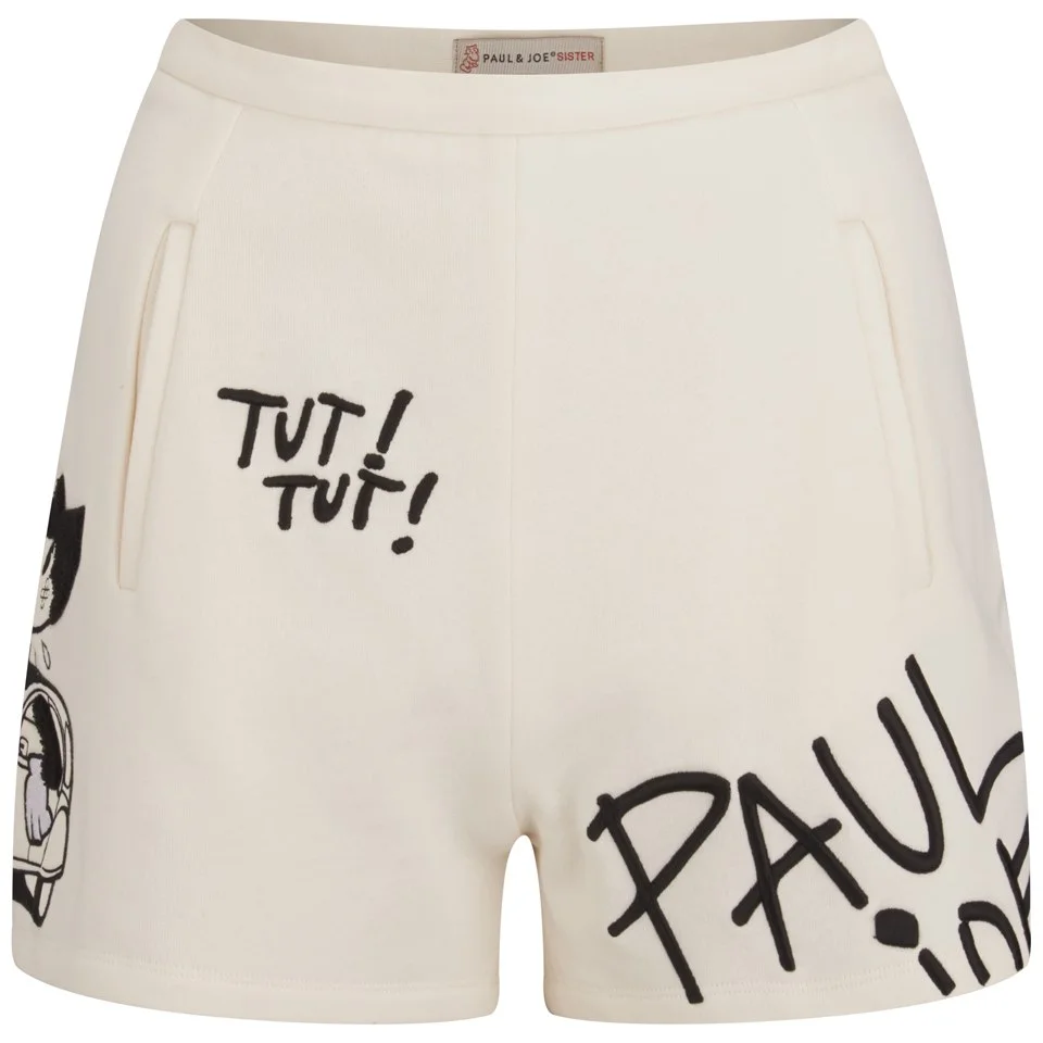 Paul & Joe Sister Women's Tag Shorts - Ecru Image 1