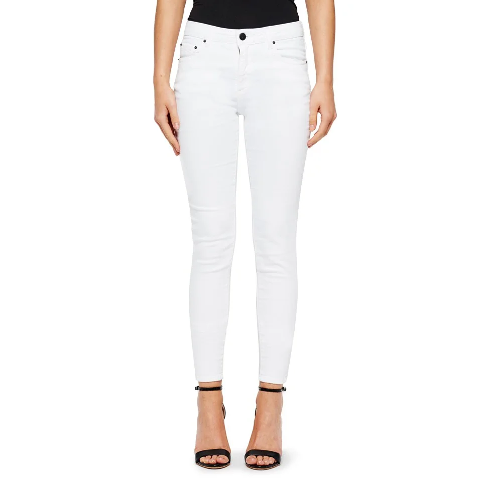 American Vintage Women's Jimenez Slim Fit Jeans - White Image 1
