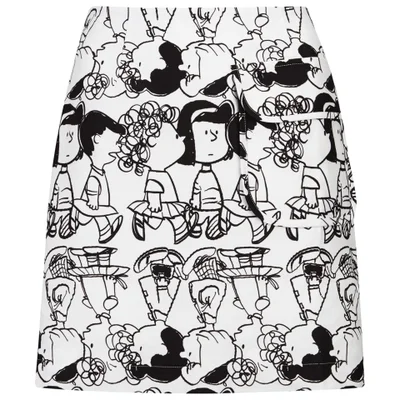 Peter Jensen Women's A-Line Skirt with Pocket - Girls Stripe
