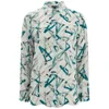 2NDDAY Women's Ginza Long Sleeve Printed Shirt - Colonial Blue - Image 1