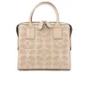 Orla Kiely Women's Margot Sixties Stem Punched Leather Bag - Fawn - Image 1