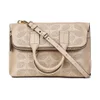 Orla Kiely Women's Juniper Sixties Stem Punched Leather Bag - Fawn - Image 1