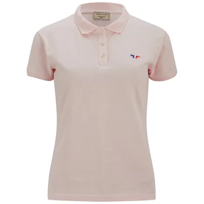 Maison Kitsuné Women's Patch Polo Shirt - Light Pink