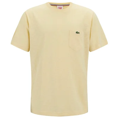 Lacoste Live Men's Pocket T-Shirt - Yellow