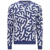 Lacoste Live Men's Coral Print Sweatshirt - Blue - Image 1