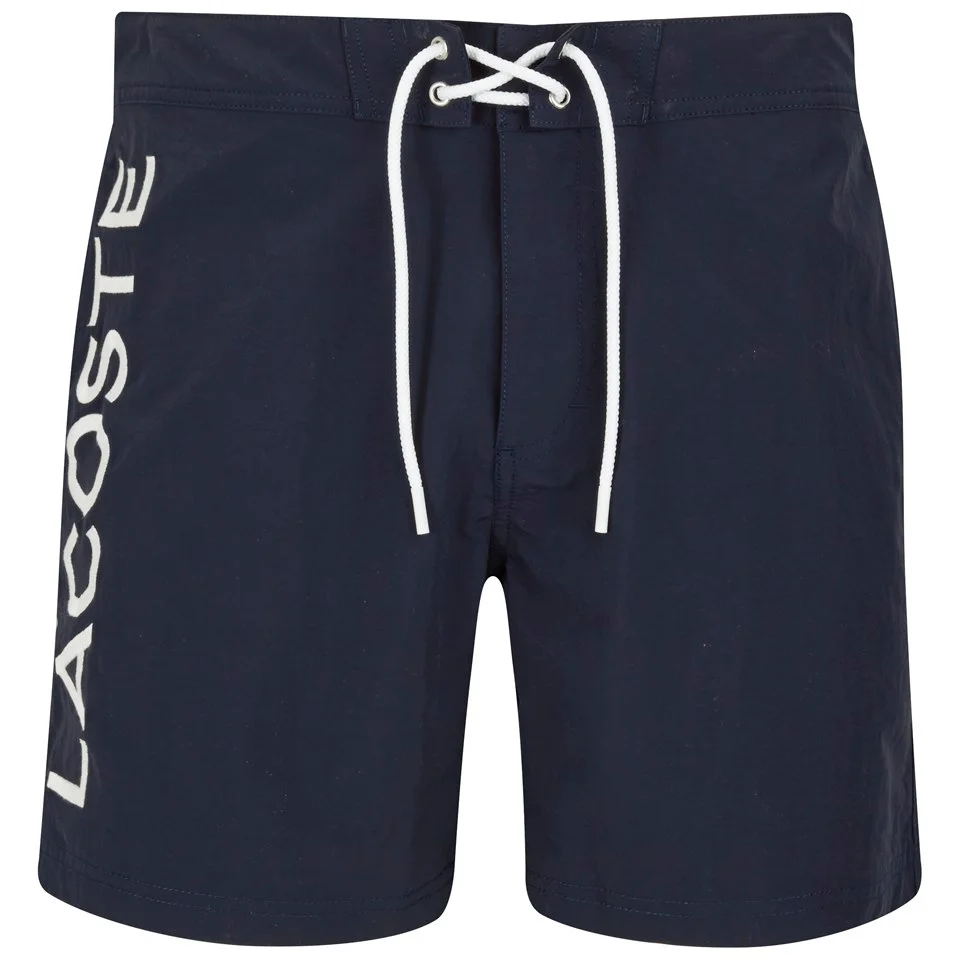 Lacoste Men's Swim Shorts - Navy Blue Image 1