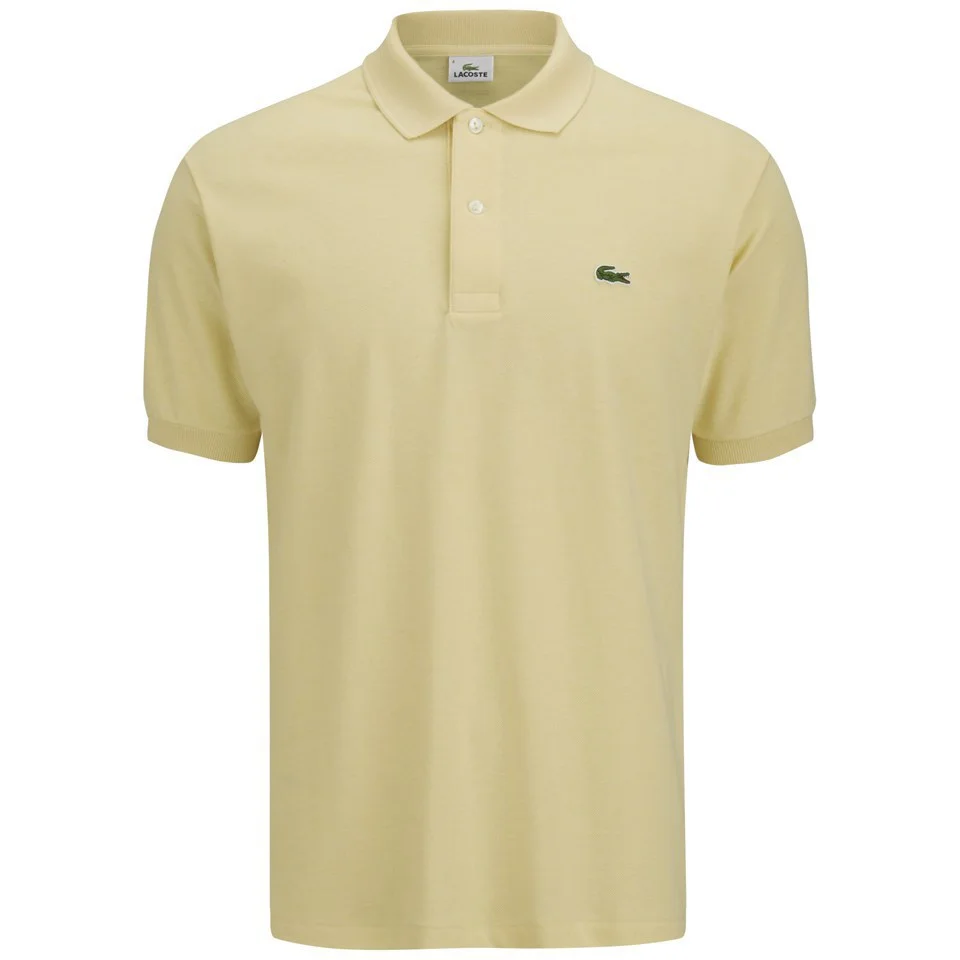 Lacoste Men's Polo Shirt - Melange Yellow Image 1