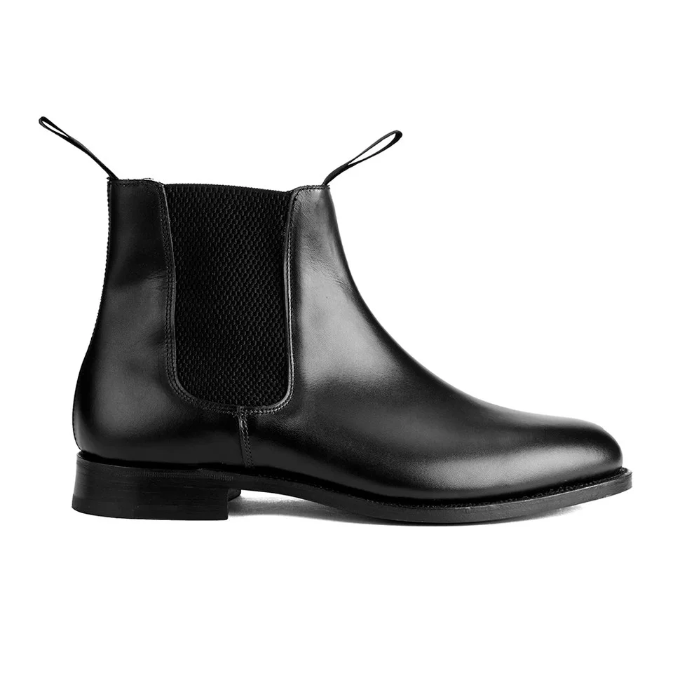 Tricker's Men's Game Leather Elastic Insert Chelsea Boots - Black Image 1
