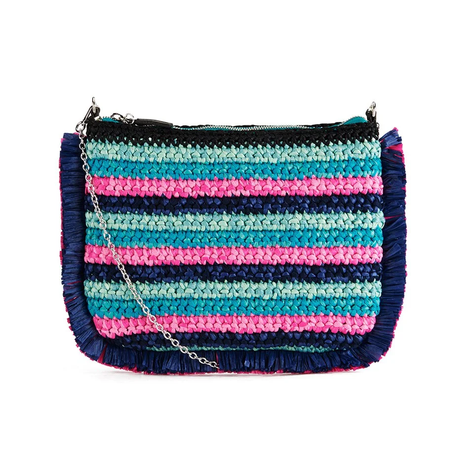 M Missoni Women's Lurex Clutch Bag - Turquoise Image 1