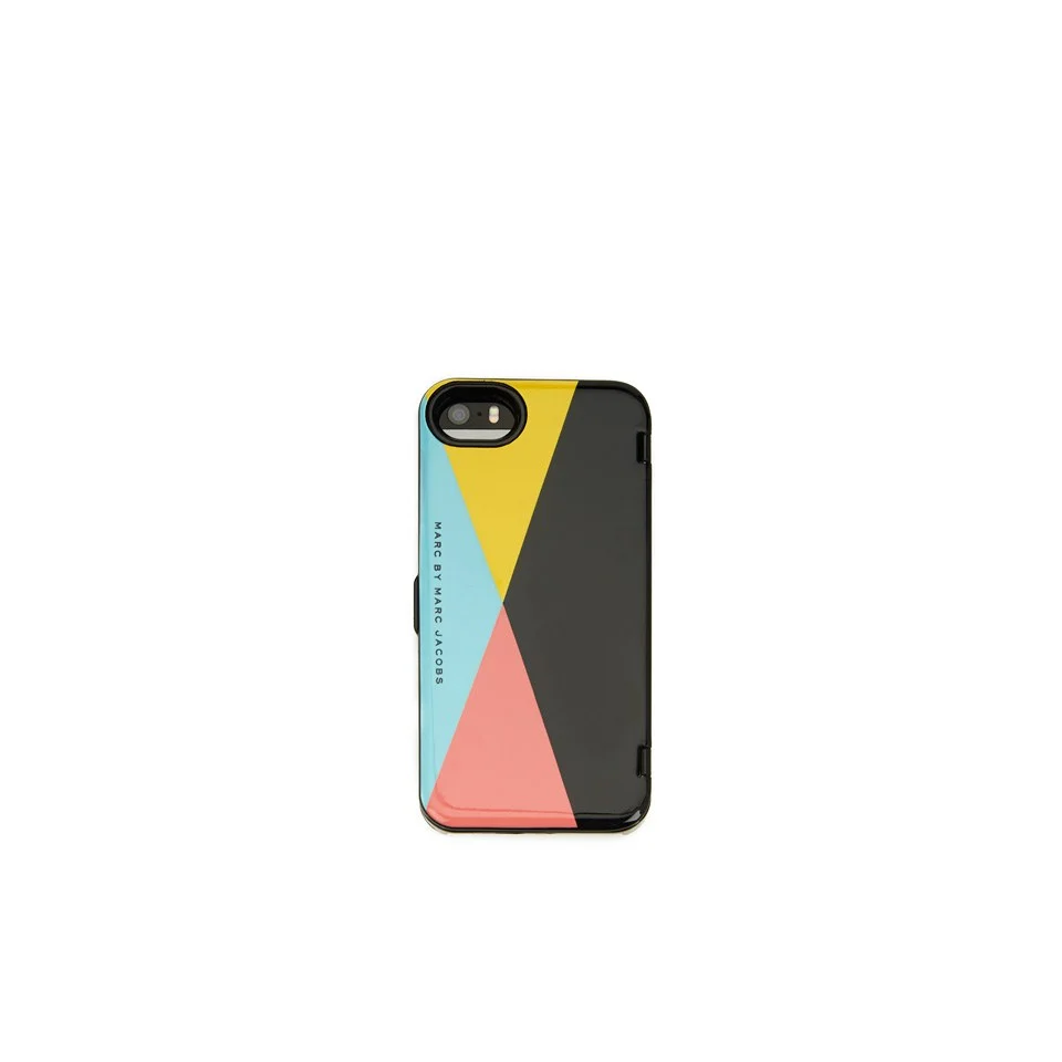 Marc by Marc Jacobs Women's iPhone 5 Case with Mirror - Black/Multi Image 1