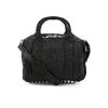 Alexander Wang Women's Rockie Laser Cut Pebbled Lamb Leather Bowler Bag - Black - Image 1
