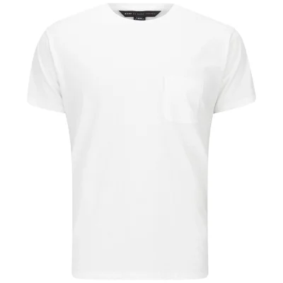 Marc by Marc Jacobs Men's Solid Slub Pocket T-Shirt - White