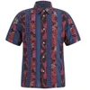 Marc by Marc Jacobs Men's Patchwork Cotton Short Sleeve Shirt - Red - Image 1