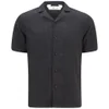 Folk Men's Rab Box Stitch Short Sleeve Shirt - Black - Image 1