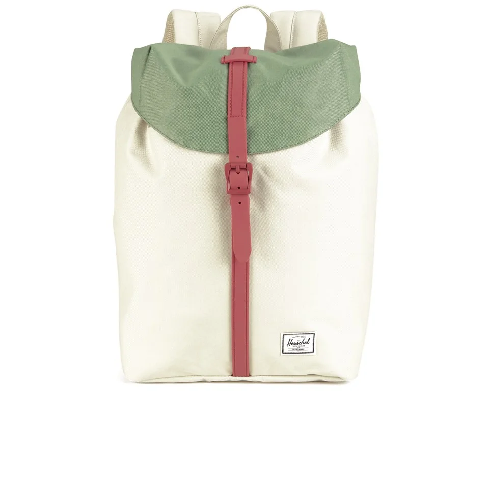 Herschel Supply Co. Women's Post Mid Volume Backpack - Natural/Foliage/Flamingo Rubber Image 1
