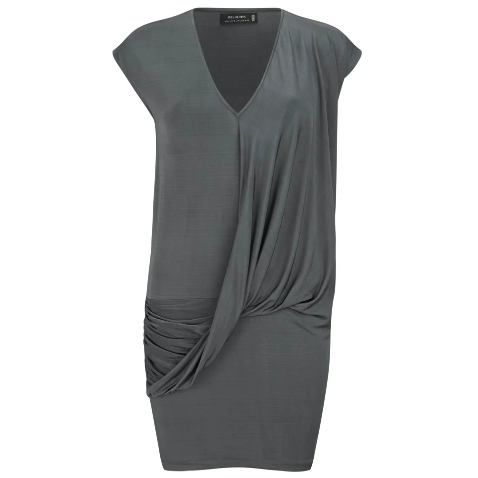 Religion Women's Tumble Dress - Dark Grey Image 1