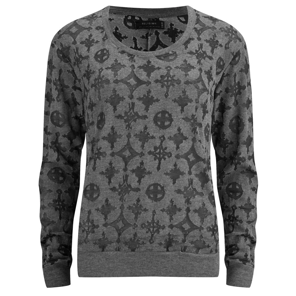 Religion Women's Obey Sweater - Charcoal Image 1