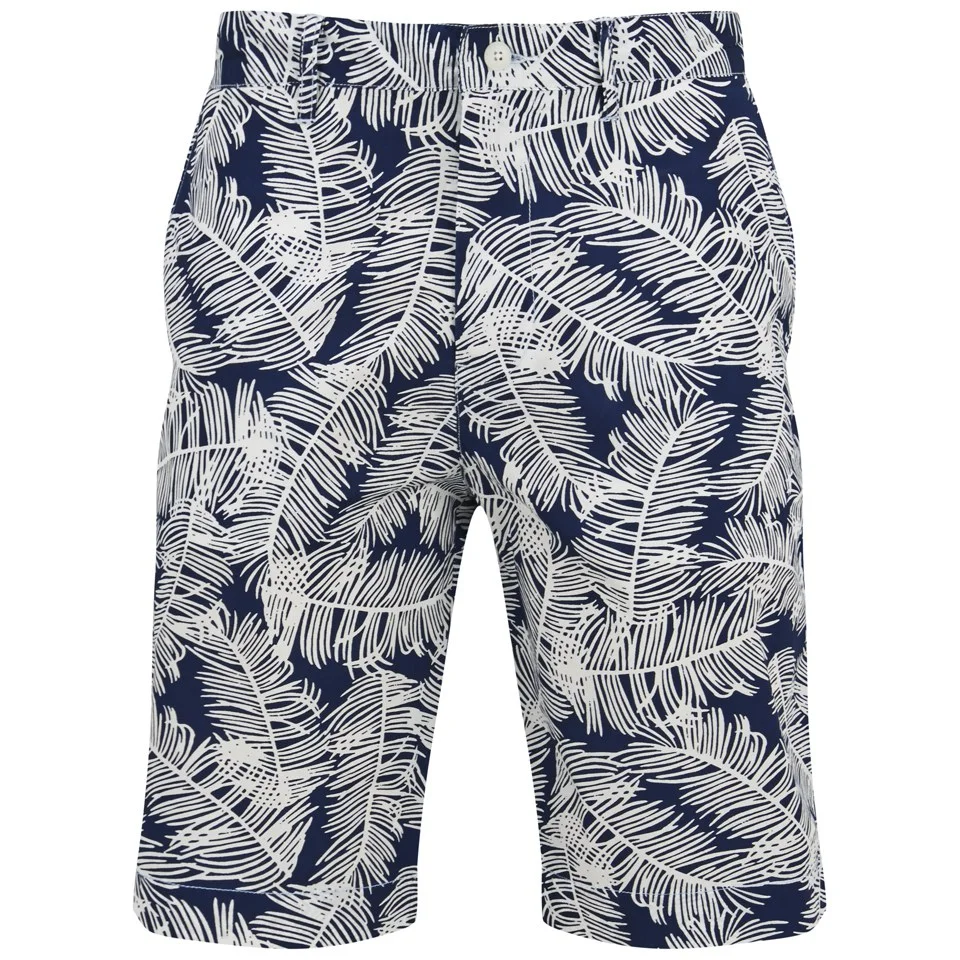 Edwin Men's Rail Bermuda CS Twill Garment Dyed Shorts - Palm Allover Print Image 1