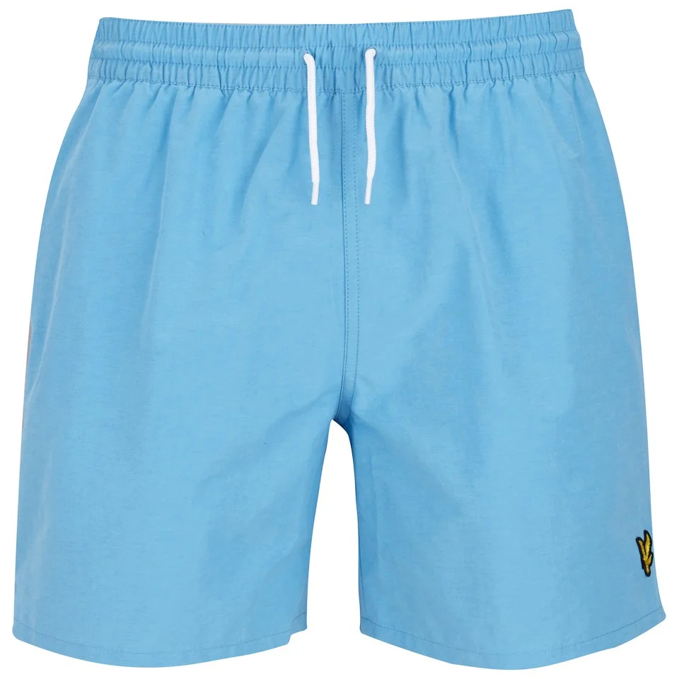 Lyle & Scott Men's Plain Swim Shorts - School Blue Image 1