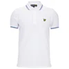 Lyle & Scott Men's Tipped Polo Shirt - White - Image 1