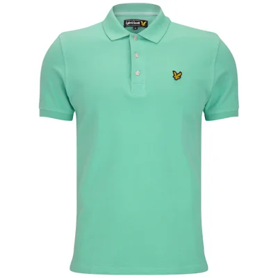 Lyle & Scott Men's Plain Pique Polo Shirt - Vert Green