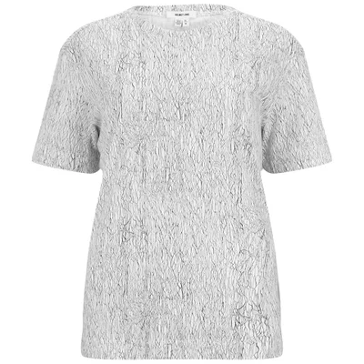 Helmut Lang Women's Lightning Print Washed Jersey T-Shirt - White