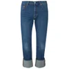 Levi's Women's 501 Cali Cool Mid Rise Tapered Jeans - Dark Indigo - Image 1