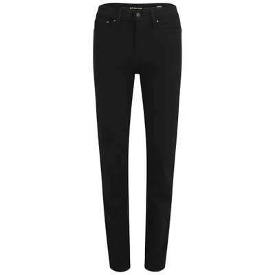 Levi's Women's Demi Curve Slim Pitch Black Mid Rise Jeans - Black