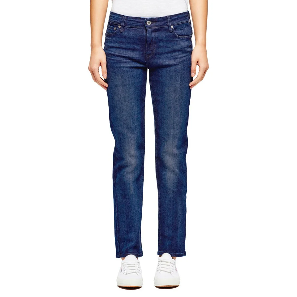 Levi's Women's Demi Curve Slim Blue Symphony Jeans - Mid Indigo Image 1