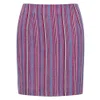 Love Moschino Women's Canvas Stripe Skirt - Pink - Image 1