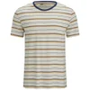 Levi's Men's Short Sleeve Standard Fit T-Shirt - White/Multi Stripes - Image 1