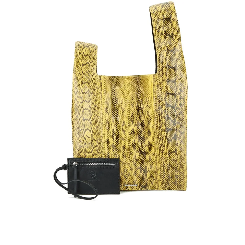 McQ Alexander McQueen Ada Sac Mini Duffle Bag - Yellow/Black Image 1