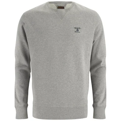 Barbour Heritage Men's Standards Crew Sweatshirt - Grey Marl