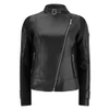 Barbour International Women's Wing Mid Leather Jacket - Black - Image 1