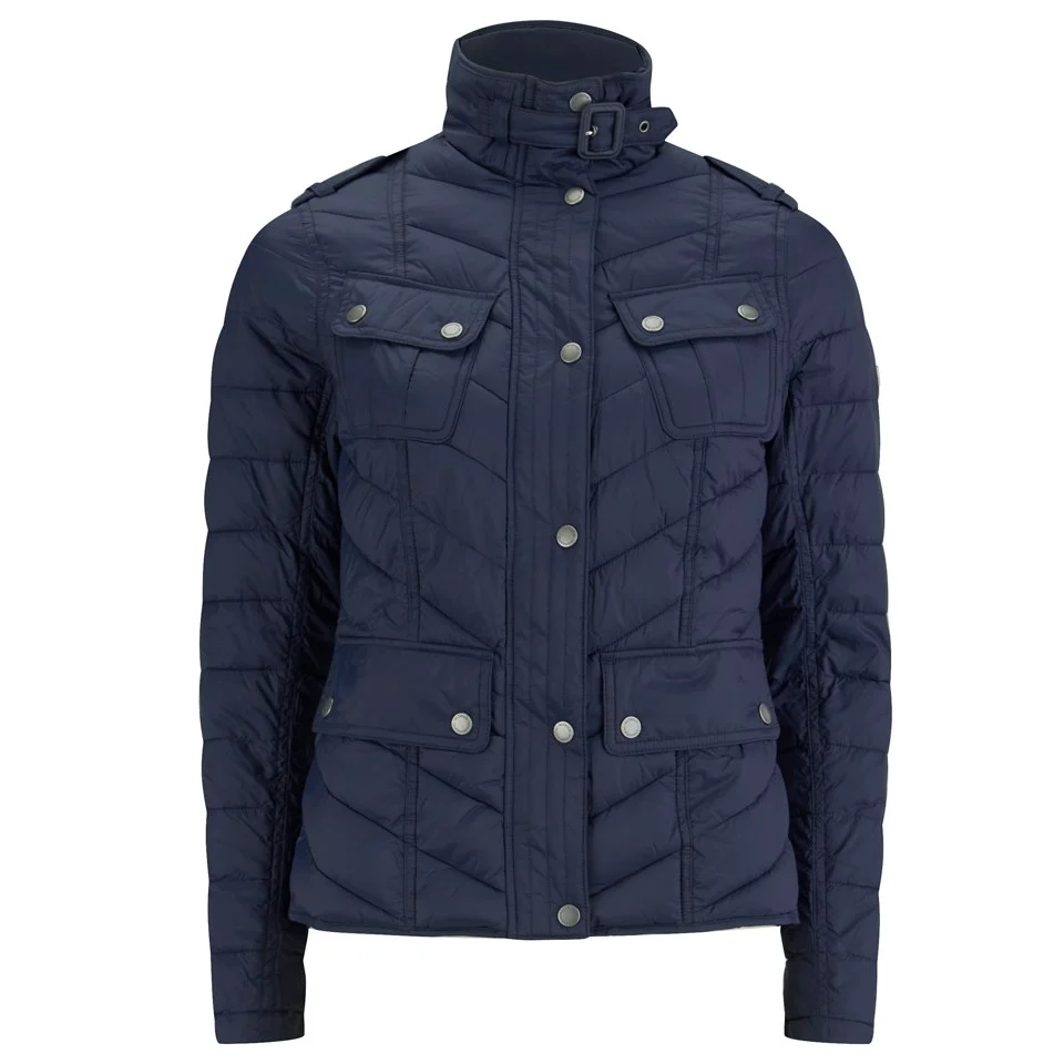 Barbour International Women's Vision Boulevard Quilted Jacket - Navy Image 1