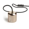 Seletti Porcelain Lamp Holder E27 with Switch and Plugs - Copper - Image 1