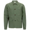 Universal Works Men's Labour Jacket - Olive Japanese GI Cotton - Image 1