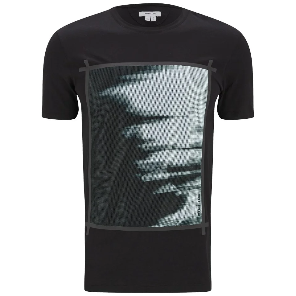 Helmut Lang Men's Ghost Print Mesh Base T-Shirt - Black Image 1