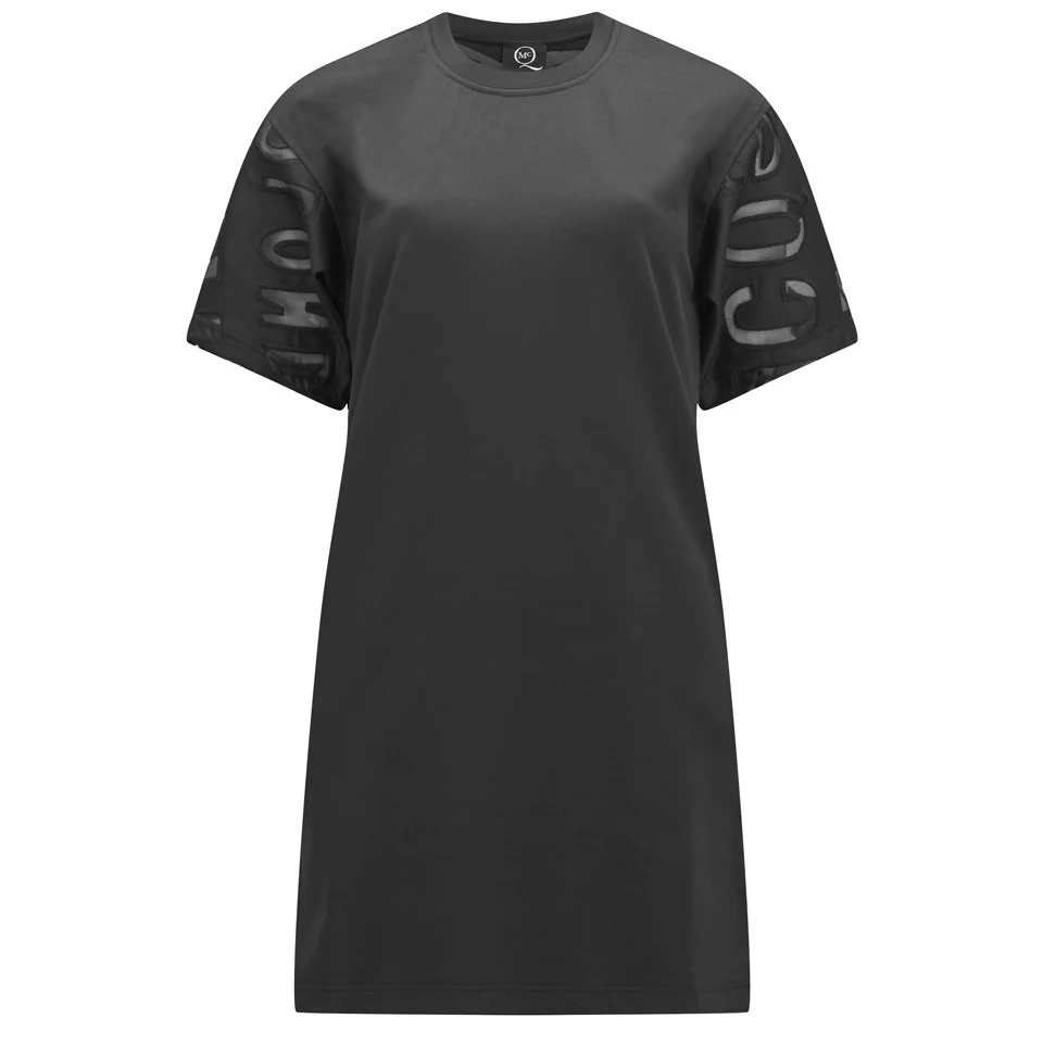 McQ Alexander McQueen Women's Letter Sweater Dress - Black Image 1