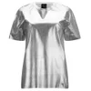 McQ Alexander McQueen Women's Boyfriend T-Shirt - Silver - Image 1